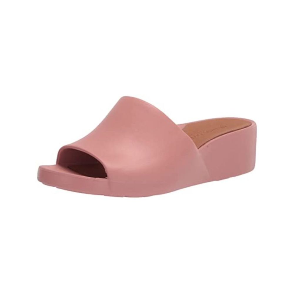 GENTLE SOULS KENNETH COLE Womens Pink Gisele Wedge Slide Sandals 8